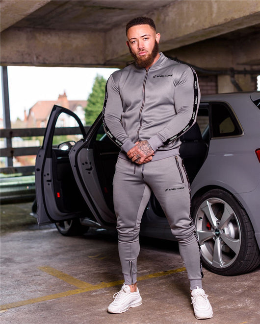 Conjunto Deportivo Hombre: Cardigan y Leggings Running Ajustado - Image 9