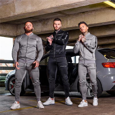Conjunto Deportivo Hombre: Cardigan y Leggings Running Ajustado - Image 13