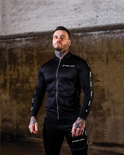 Conjunto Deportivo Hombre: Cardigan y Leggings Running Ajustado - Image 15