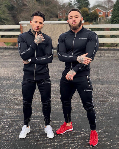 Conjunto Deportivo Hombre: Cardigan y Leggings Running Ajustado - Image 19