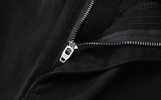 Pantalones Rectos con Bolsillo Trasero Cremallera - Image 12