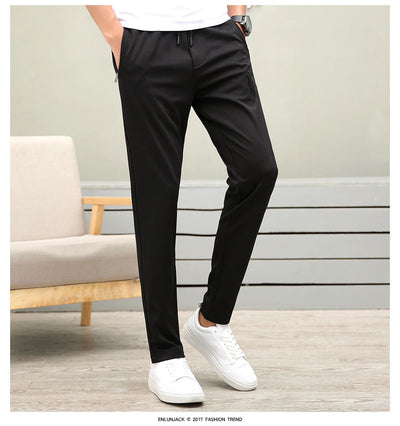 Pantalones Casuales Cortos para Hombre - Diseño Liso y Versátil - Image 7