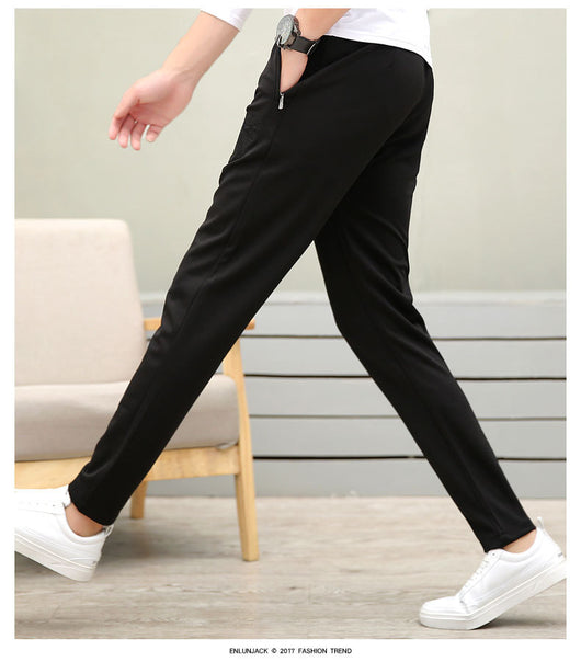 Pantalones Casuales Cortos para Hombre - Diseño Liso y Versátil - Image 8