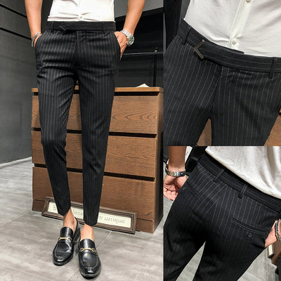 Pantalones Cropped a Rayas - Elegancia Profesional y Moderna - Image 5