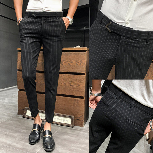 Pantalones Cropped a Rayas - Elegancia Profesional y Moderna - Image 5