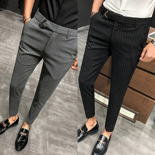 Pantalones Cropped a Rayas - Elegancia Profesional y Moderna - Image 6
