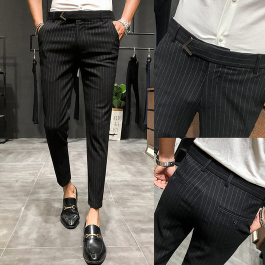 Pantalones Cropped a Rayas - Elegancia Profesional y Moderna - Image 7