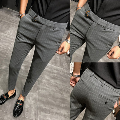 Pantalones Cropped a Rayas - Elegancia Profesional y Moderna - Image 10