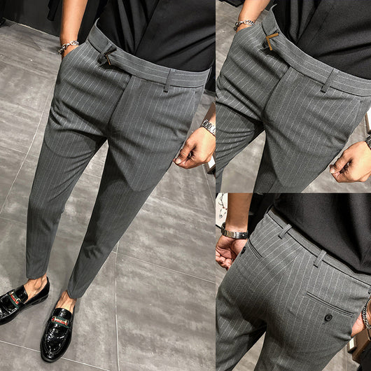 Pantalones Cropped a Rayas - Elegancia Profesional y Moderna - Image 10