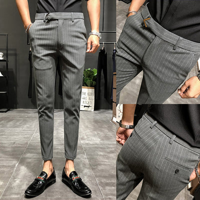 Pantalones Cropped a Rayas - Elegancia Profesional y Moderna - Image 12