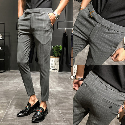 Pantalones Cropped a Rayas - Elegancia Profesional y Moderna - Image 14