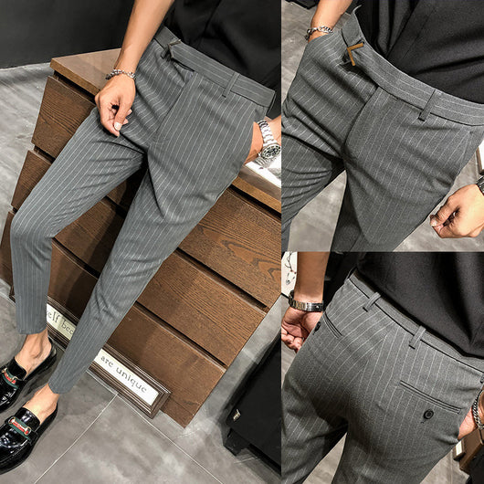 Pantalones Cropped a Rayas - Elegancia Profesional y Moderna - Image 16