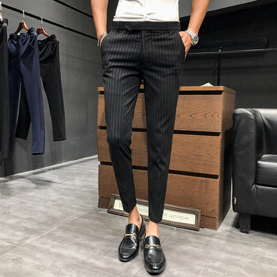 Pantalones Cropped a Rayas - Elegancia Profesional y Moderna - Image 20
