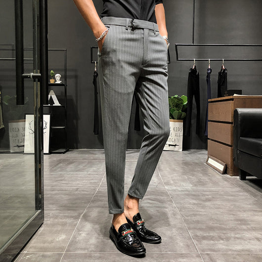 Pantalones Cropped a Rayas - Elegancia Profesional y Moderna - Image 29