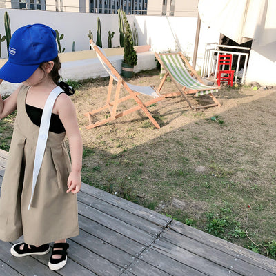 Conjunto Infantil Coreano de Dos Piezas: Blusa Holgada con Pantalón Ancho - Image 8
