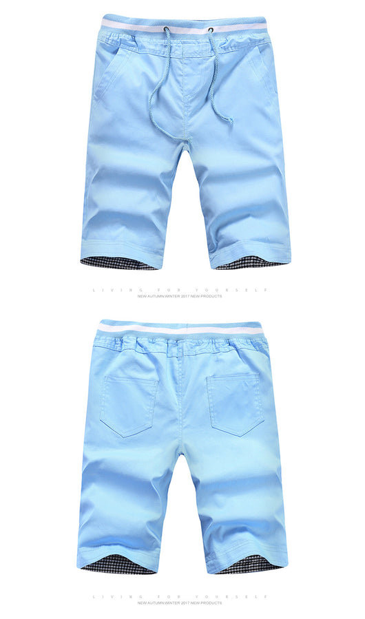 Pantalones Cortos Casuales con Ajuste Tether para Hombre - Image 3