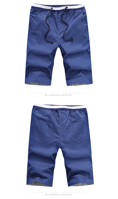 Pantalones Cortos Casuales con Ajuste Tether para Hombre - Image 4