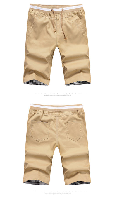 Pantalones Cortos Casuales con Ajuste Tether para Hombre - Image 9