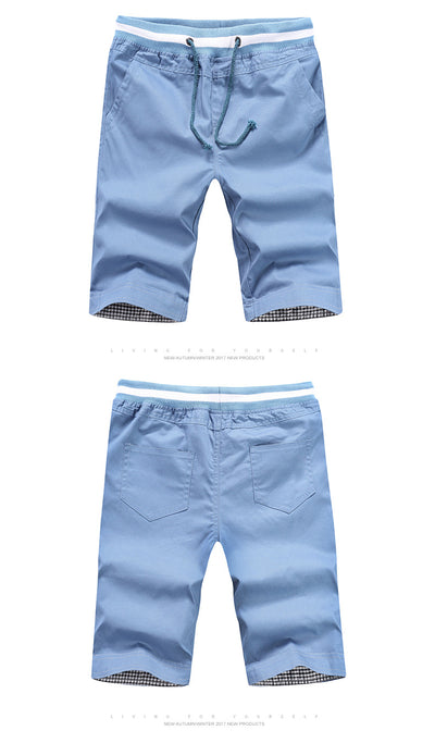 Pantalones Cortos Casuales con Ajuste Tether para Hombre - Image 10