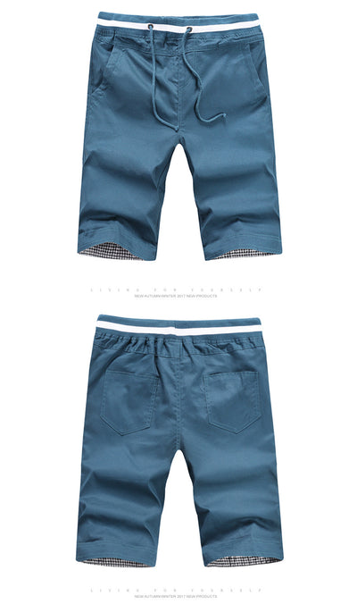 Pantalones Cortos Casuales con Ajuste Tether para Hombre - Image 12