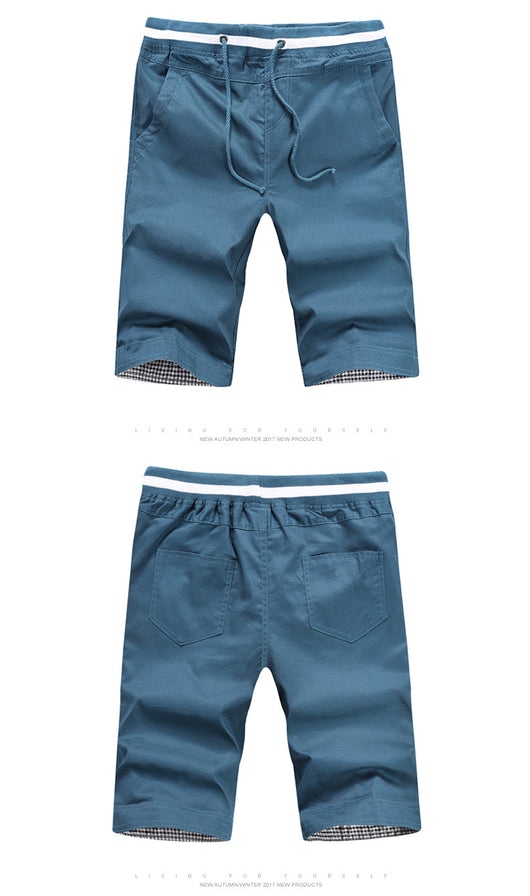 Pantalones Cortos Casuales con Ajuste Tether para Hombre - Image 12