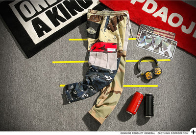 Pantalones de Trabajo Camuflaje Talla Grande con Cintura Elástica para Hombre - Image 11