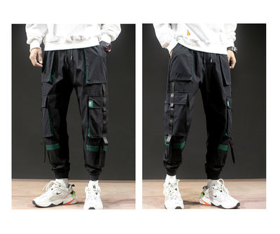 Pantalones Harem Casuales para Hombre con Tirantes - Image 10