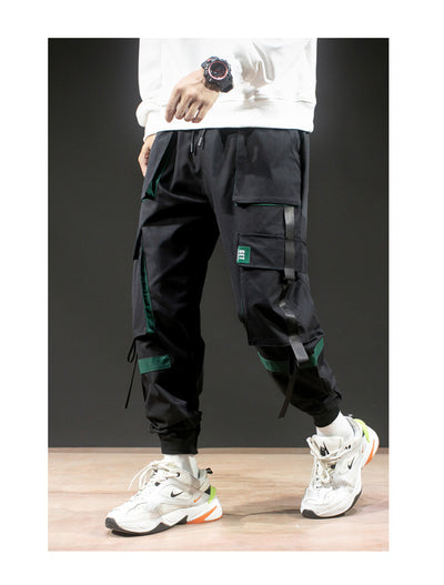 Pantalones Harem Casuales para Hombre con Tirantes - Image 11