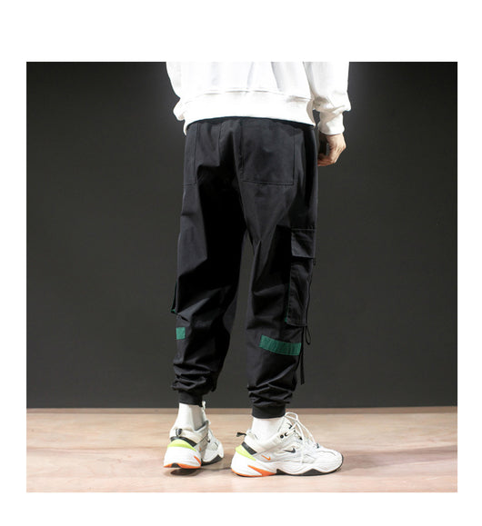 Pantalones Harem Casuales para Hombre con Tirantes - Image 14