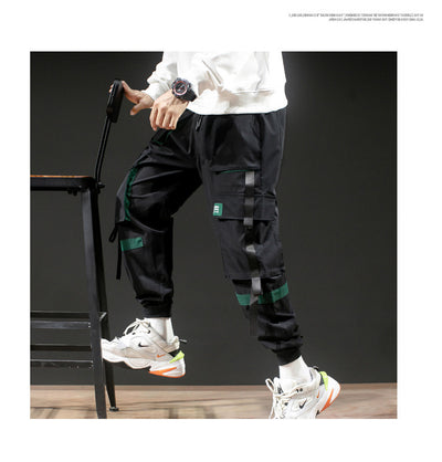 Pantalones Harem Casuales para Hombre con Tirantes - Image 15