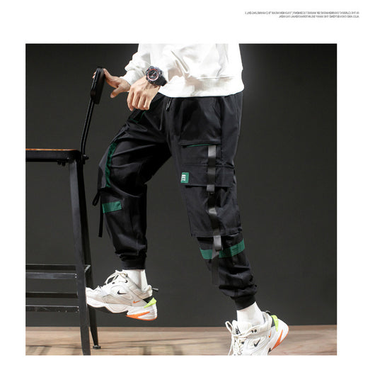 Pantalones Harem Casuales para Hombre con Tirantes - Image 15