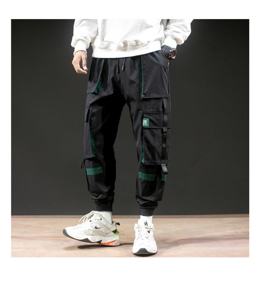 Pantalones Harem Casuales para Hombre con Tirantes - Image 16