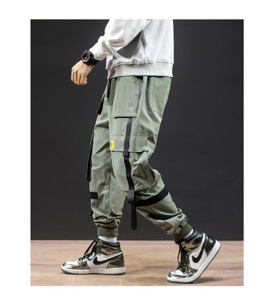 Pantalones Harem Casuales para Hombre con Tirantes - Image 18