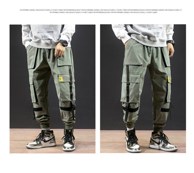 Pantalones Harem Casuales para Hombre con Tirantes - Image 19