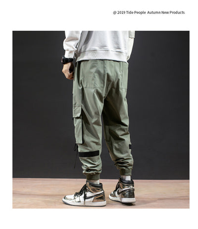 Pantalones Harem Casuales para Hombre con Tirantes - Image 23