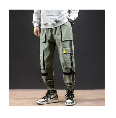 Pantalones Harem Casuales para Hombre con Tirantes - Image 24