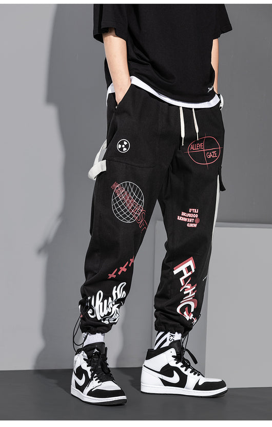 Pantalones Harem con Estampado Floral en Puños - Image 9