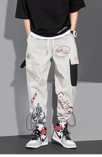 Pantalones Harem con Estampado Floral en Puños - Image 12