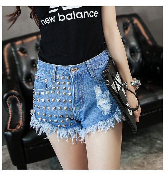 Shorts Denim Cintura Alta - Image 13