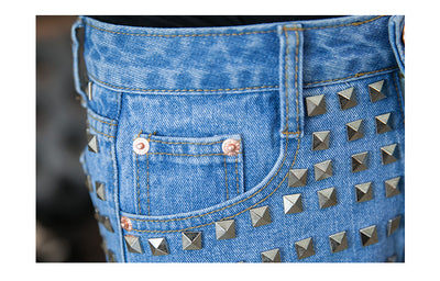 Shorts Denim Cintura Alta - Image 15