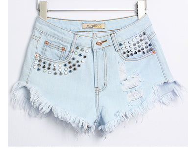 Shorts Denim Cintura Alta - Image 20