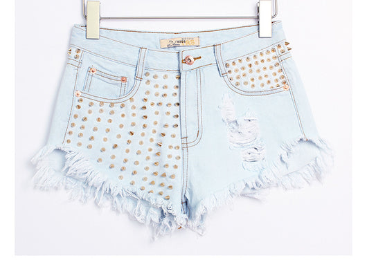 Shorts Denim Cintura Alta - Image 22