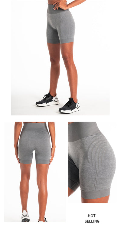 Shorts de Fitness Tejidos sin Costuras Cintura Alta - Image 5