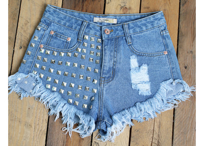Shorts Denim Cintura Alta - Image 24