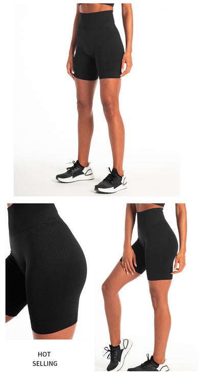 Shorts de Fitness Tejidos sin Costuras Cintura Alta - Image 6