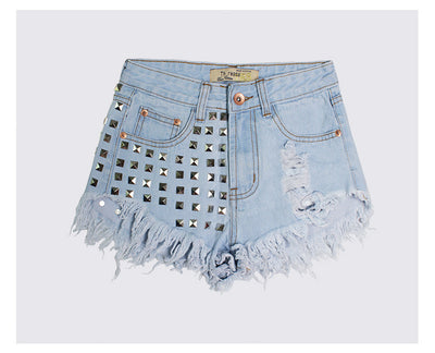 Shorts Denim Cintura Alta - Image 26