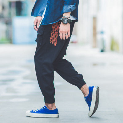 Pantalones Harem Cropped de Trabajo para Hombre - Image 12