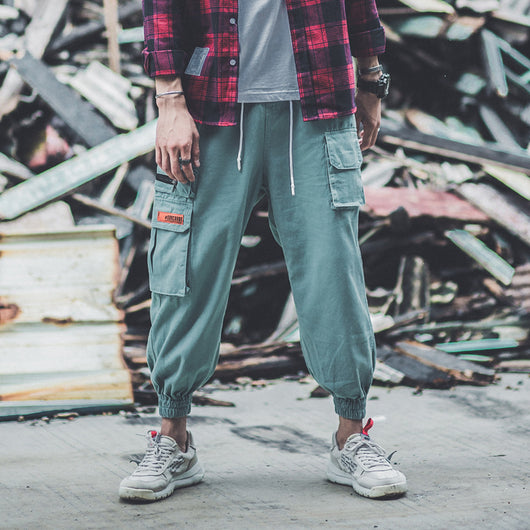 Pantalones Harem Cropped de Trabajo para Hombre - Image 13