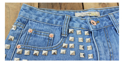 Shorts Denim Cintura Alta - Image 34