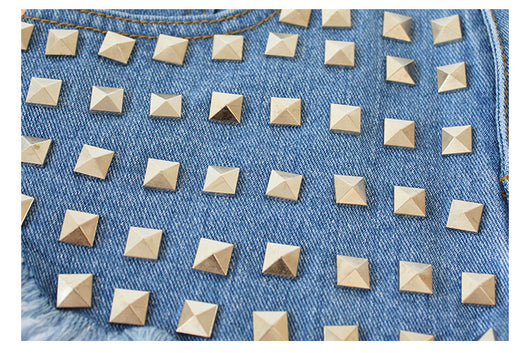 Shorts Denim Cintura Alta - Image 35